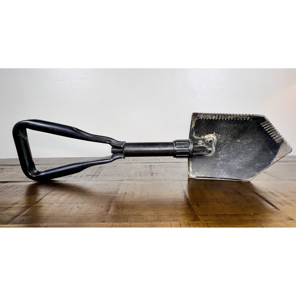 US AMES 81 Entrenching Tool Tri-Fold E-Tool Shovel‎ w/ pouch Military USA